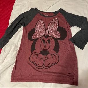 Disney Minnie Mouse Baseball Tee